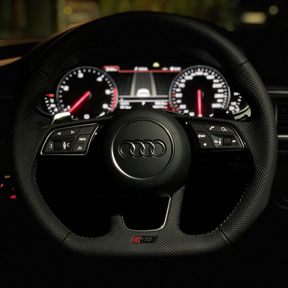 Audi RS Rat med shift paddles - Tilpasset Audi A4/A5/Q5/SQ5/A6/A7/A8